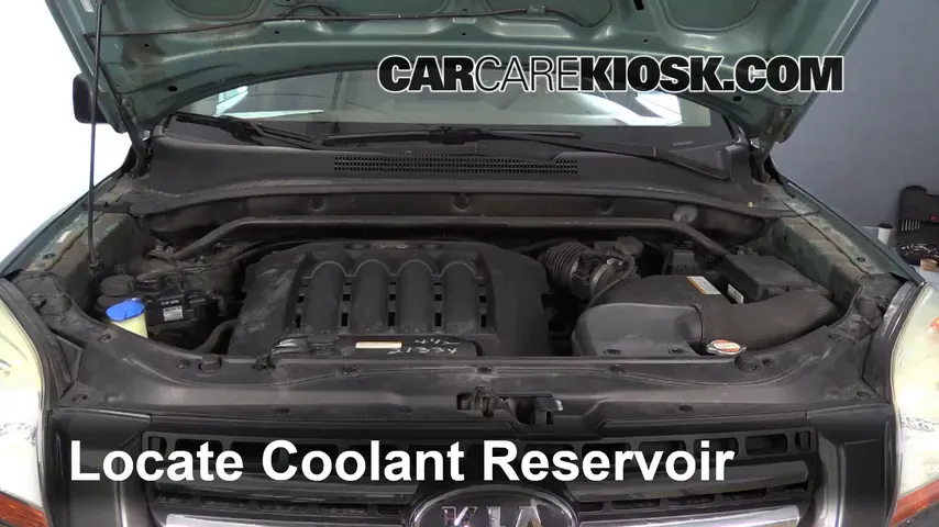 2007 Kia Sportage LX 2.7L V6 Coolant (Antifreeze) Flush Coolant